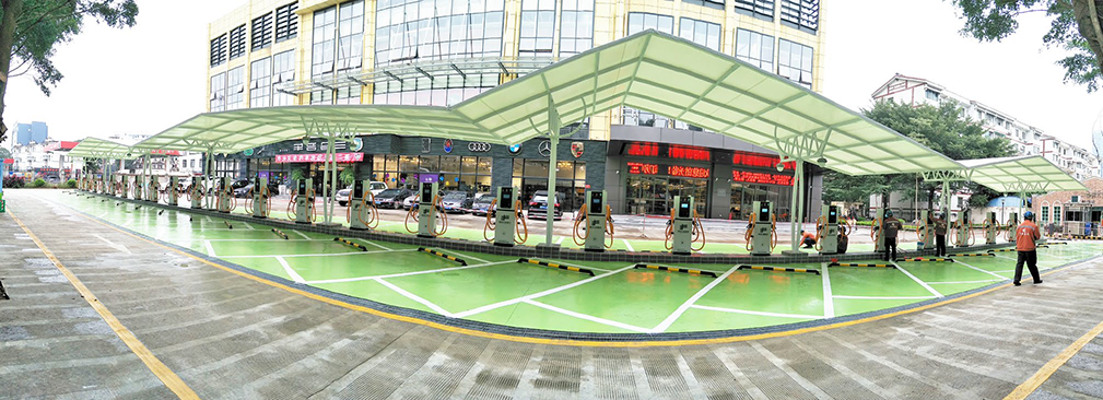 Haotian Garden charging station in Nanning, Guangxi